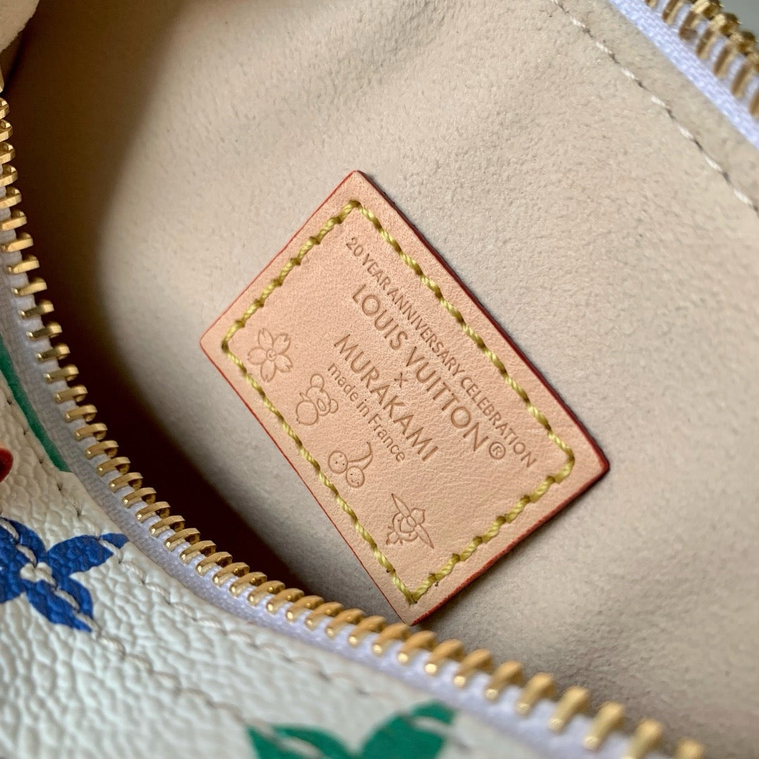 Louis Vuitton Bags- Louis Vuitton Lou x Murakami Nano Speedy Bag Luxury Designer Leather Handbag