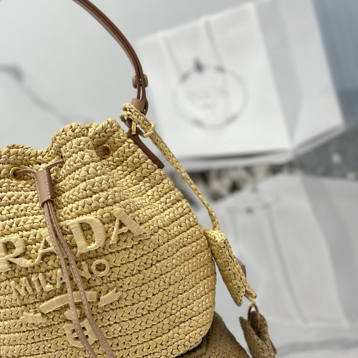 Bags- Pd Crochet Mini Bucket Bag Elegant Everyday Designer Handbag