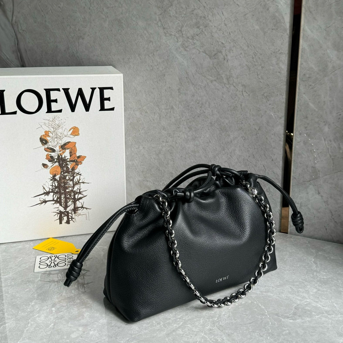 Bags- Loew Large Flamenco Bag Luxury Designer Leather Handbag