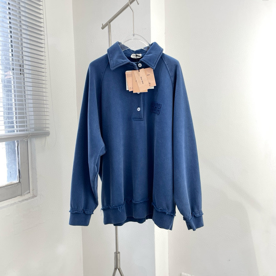 Hoodies- Miu M Sweatshirt Comfortable Luxury Streetwear Hoodie