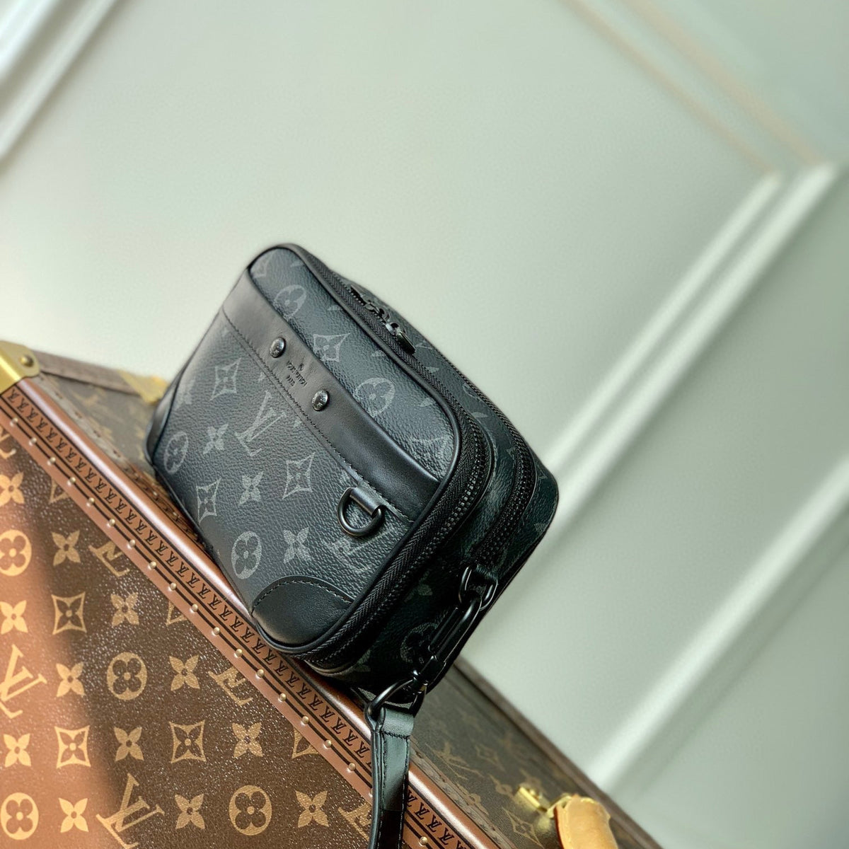 Louis Vuitton Wallets- Louis Vuitton Lou Alpha Wearable Wallet Compact Luxury Card Wallet