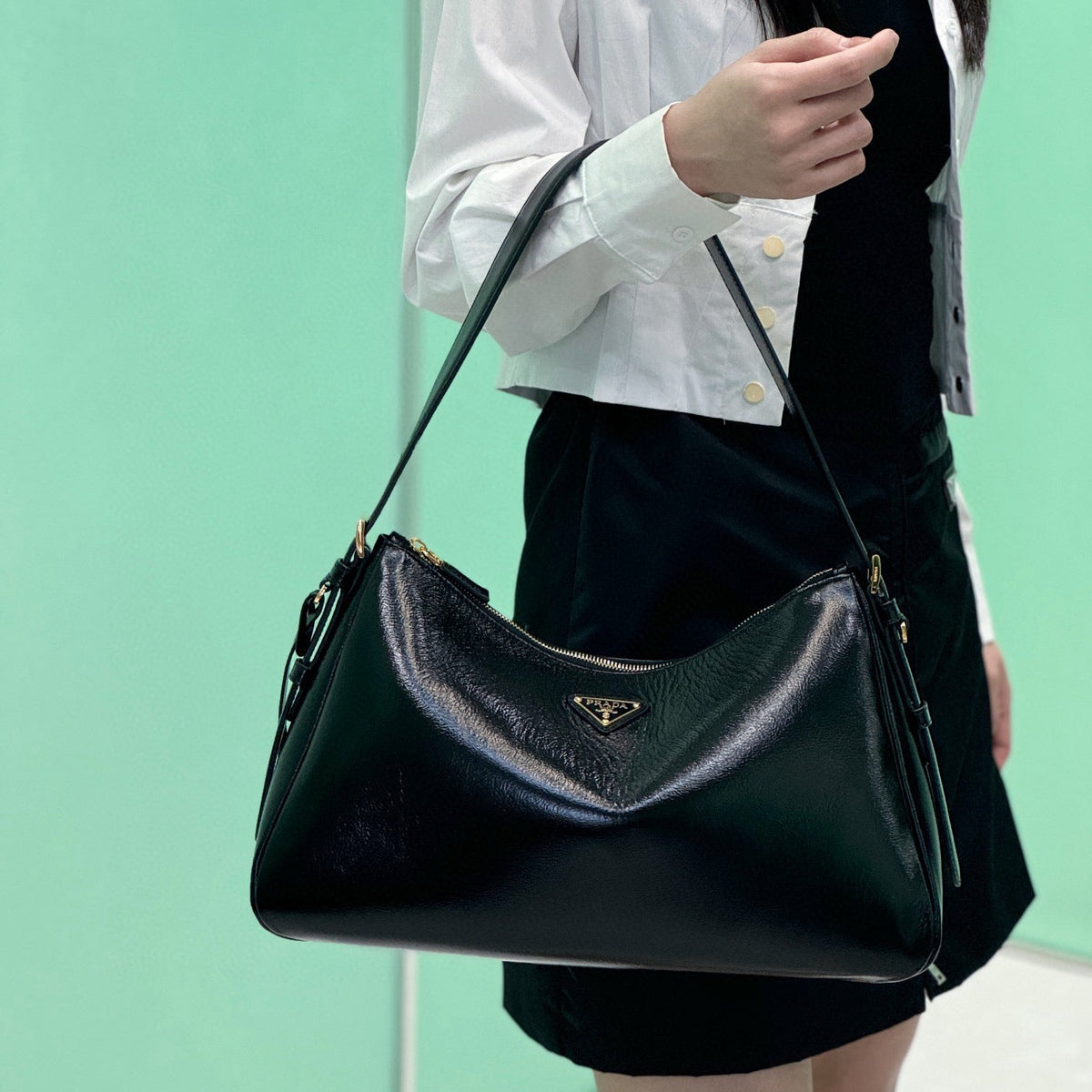 Bags- Pd Aimee Large Shoulder Bag Luxury Designer Leather Handbag