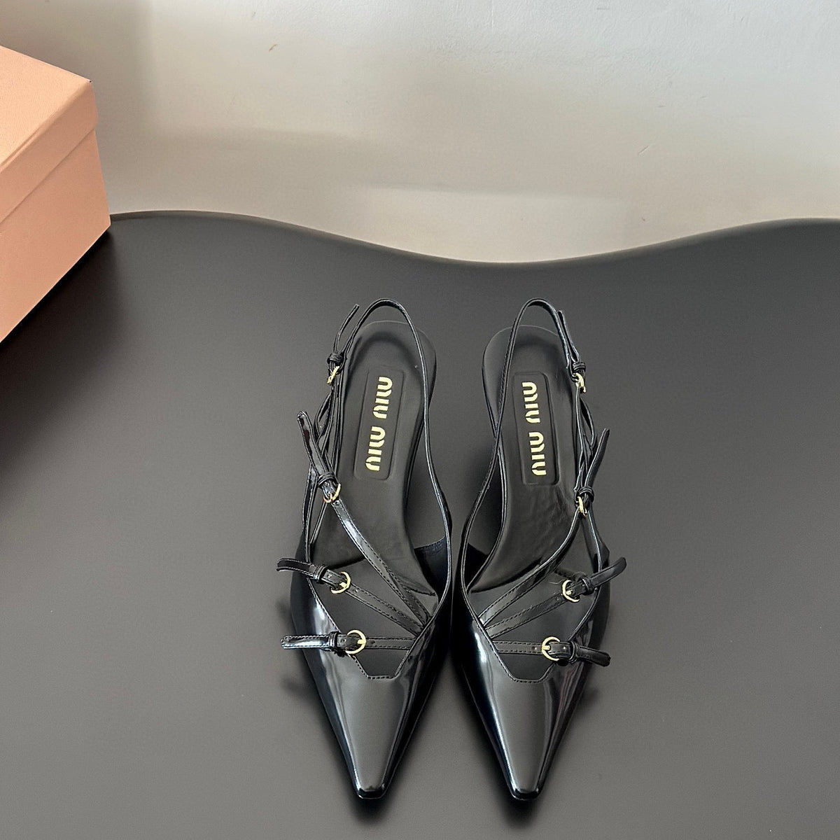 Shoes- Miu M Heels Luxury Lifestyle Designer Footwear