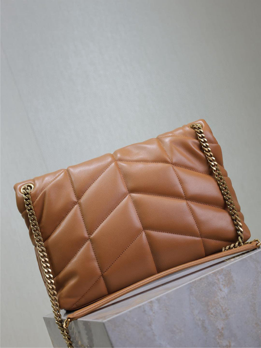 Saint Laurent Bags- Saint Laurent Loulou Medium Puffer Bag Elegant Everyday Designer Handbag