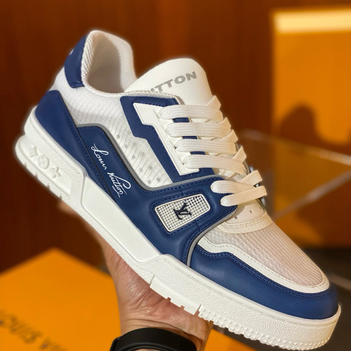 Louis Vuitton Shoes- Louis Vuitton Lou Trainers Premium Designer Casual Shoes