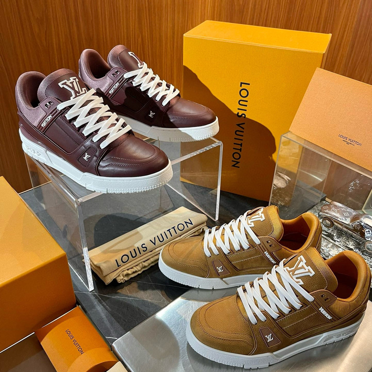 Louis Vuitton Shoes- Louis Vuitton Lou Trainers Luxury Lifestyle Designer Footwear