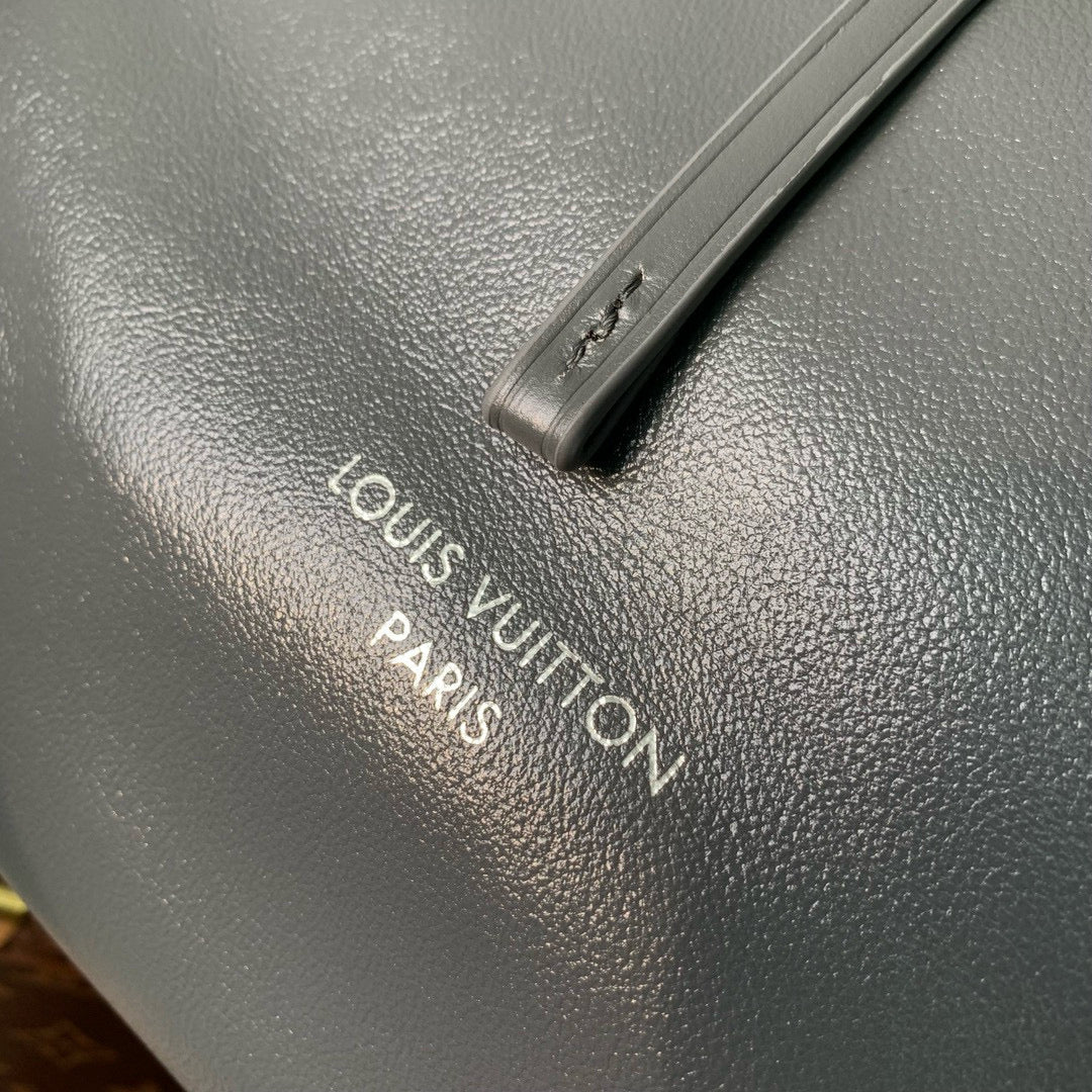 Louis Vuitton Bags- Louis Vuitton Lou Carryall Dark Mm Bag Elegant Everyday Designer Handbag