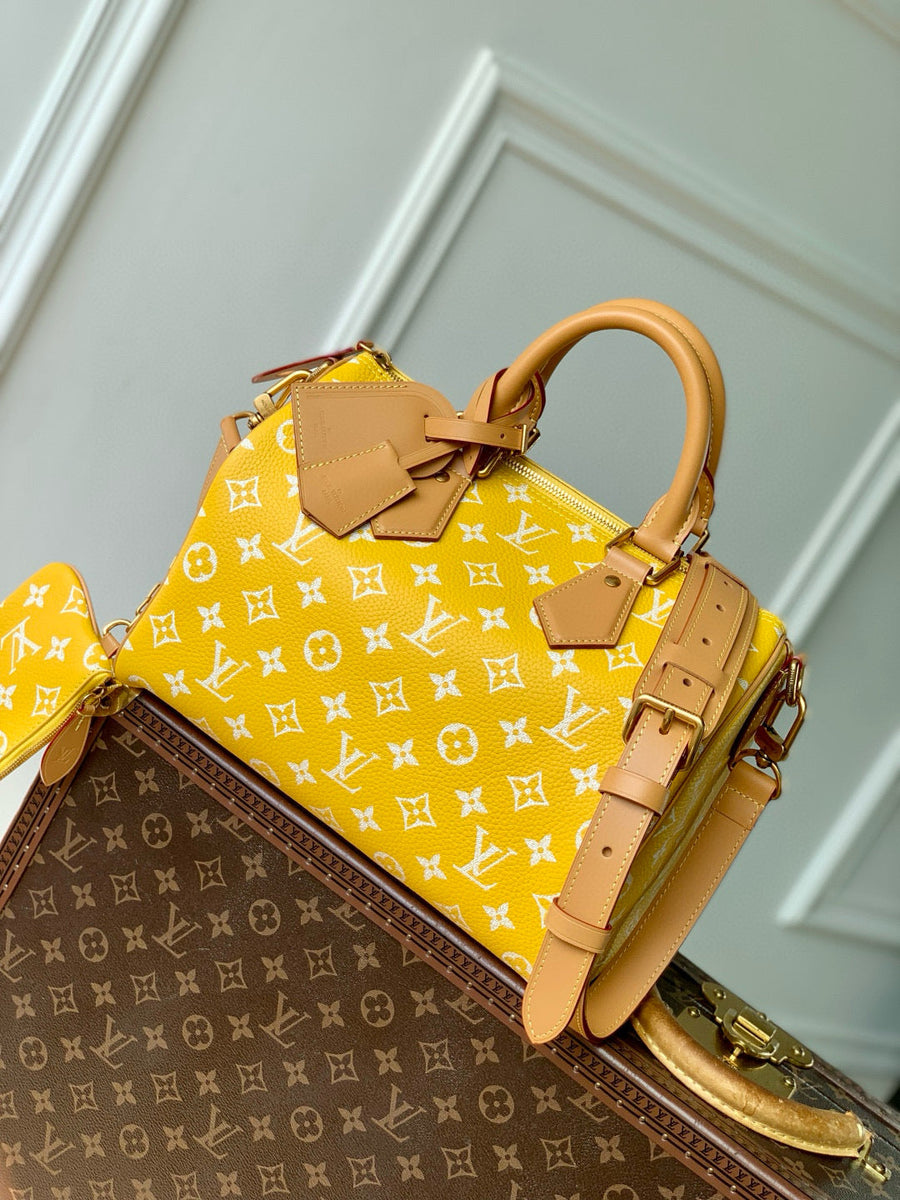 Louis Vuitton Bags- Louis Vuitton Lou Speedy P9 25 Bag Elegant Everyday Designer Handbag