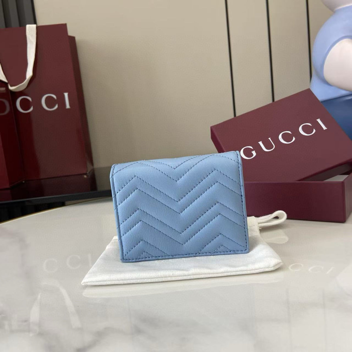Gucci Wallets- Gucci Marmont Small Wallet Elegant Everyday Leather Wallet