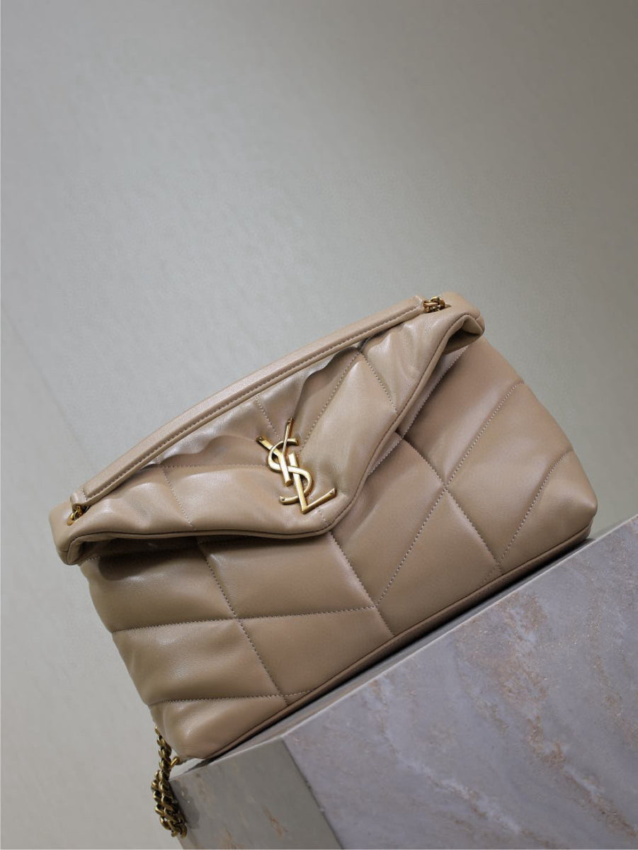 Saint Laurent Bags- Saint Laurent Loulou Medium Puffer Bag Premium Designer Shoulder Bag