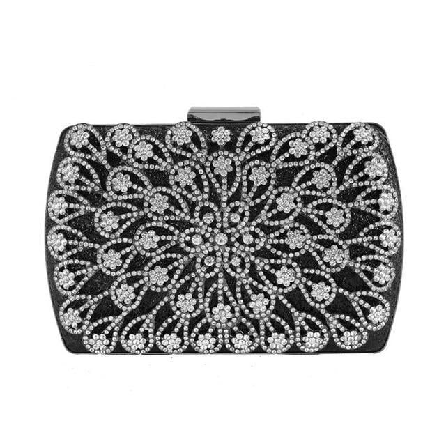 Front view of Shelly Mason Evening Clutch Bag premium bag