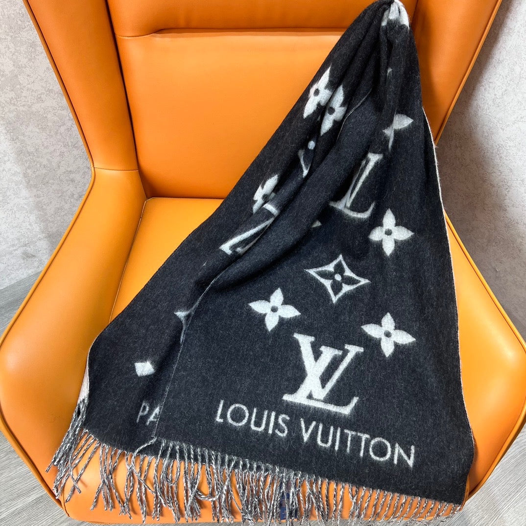 Louis Vuitton Scarves- Louis Vuitton Lou Scarf Elegant Everyday Designer Scarf
