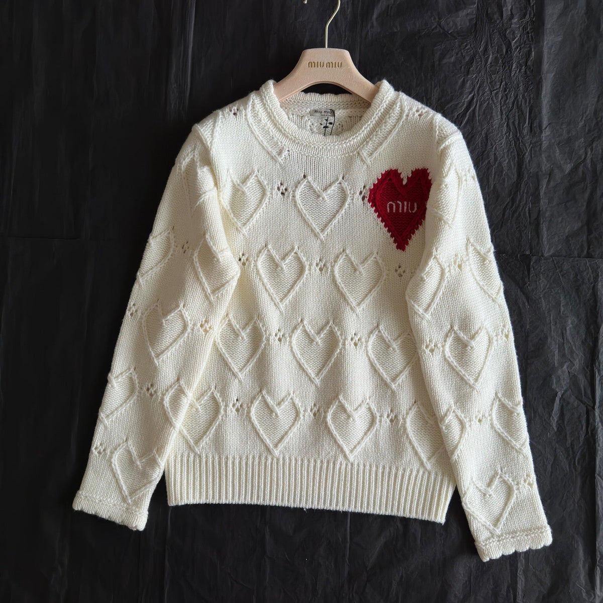 Sweaters- Miu M Jumper Premium Casual Designer Knitwear