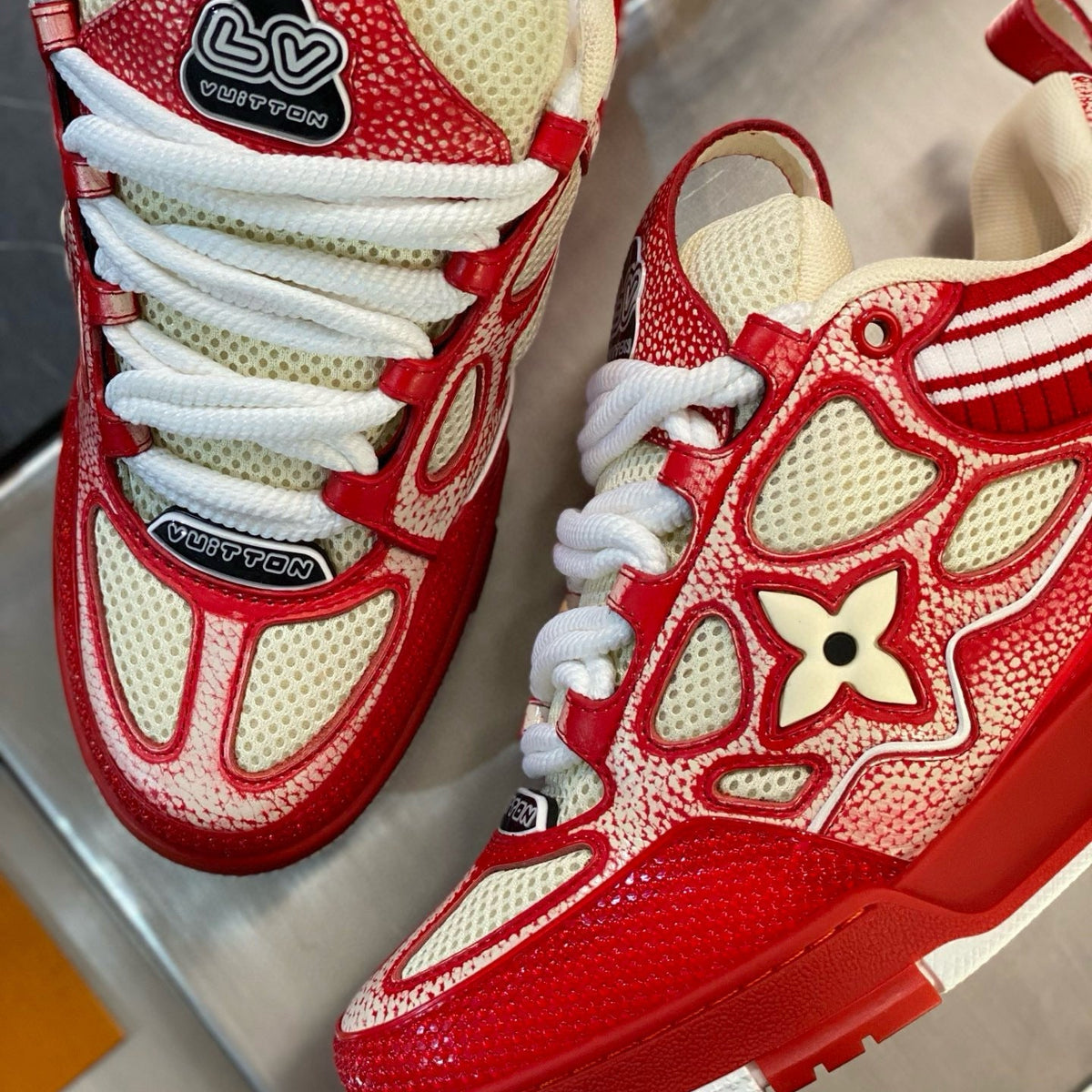 Velouxe Shoes?  Velouxe Lou Trainers Luxury Lifestyle Designer Footwear