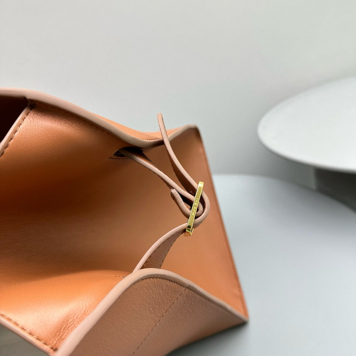The Row Bags- The Row Margaux 17 Bag Luxury Designer Leather Handbag