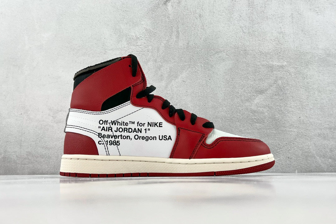 Off-White Shoes- Off-White Off White x Jordan 1 Chicago Comfortable Everyday Designer Shoes