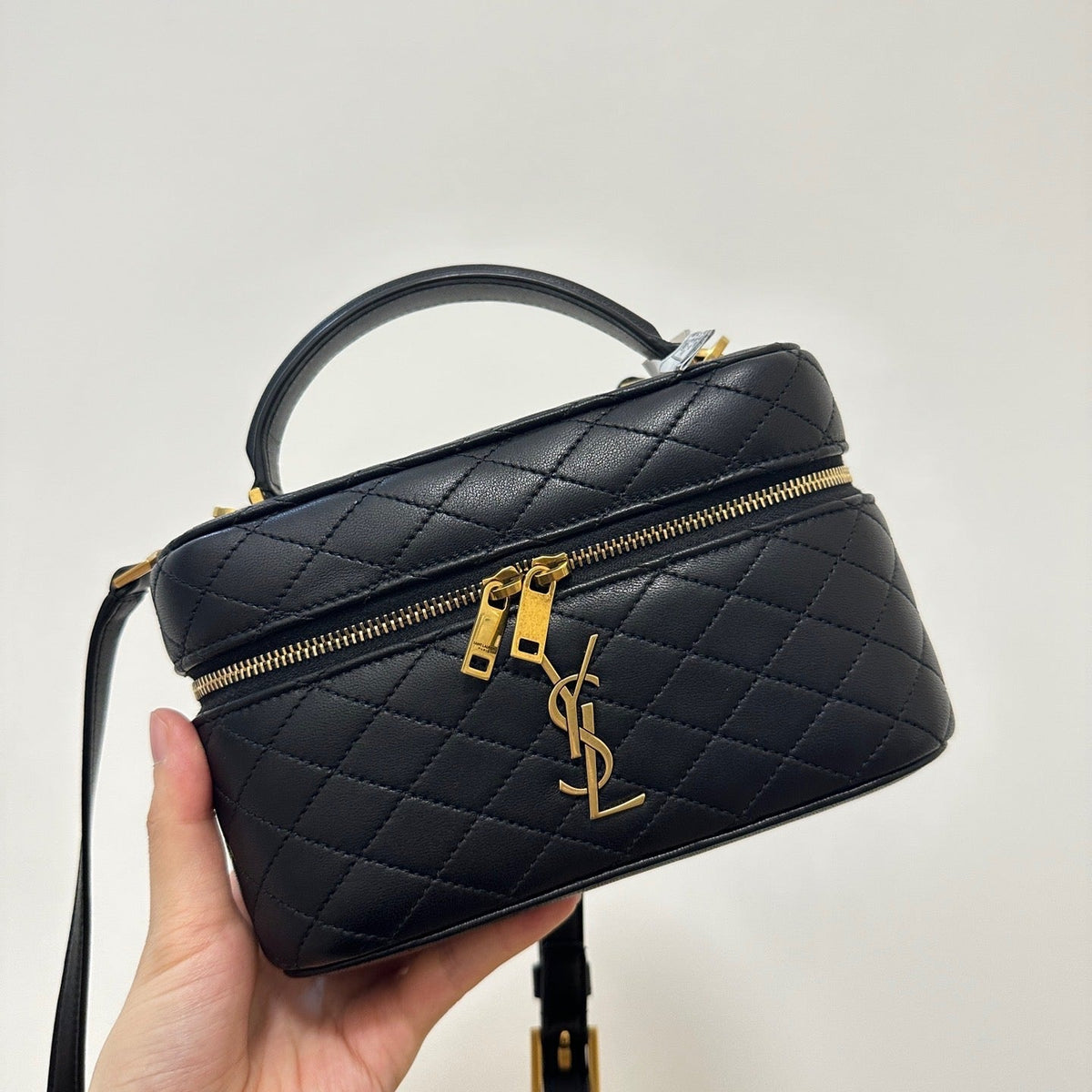 Saint Laurent Bags- Saint Laurent Gaby Mini Vanity Bag Luxury Designer Leather Handbag