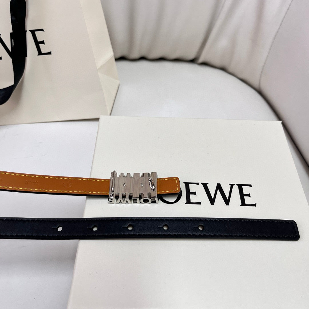 Belts- Loew Belt 1.5 Cm Premium Leather Designer Belt