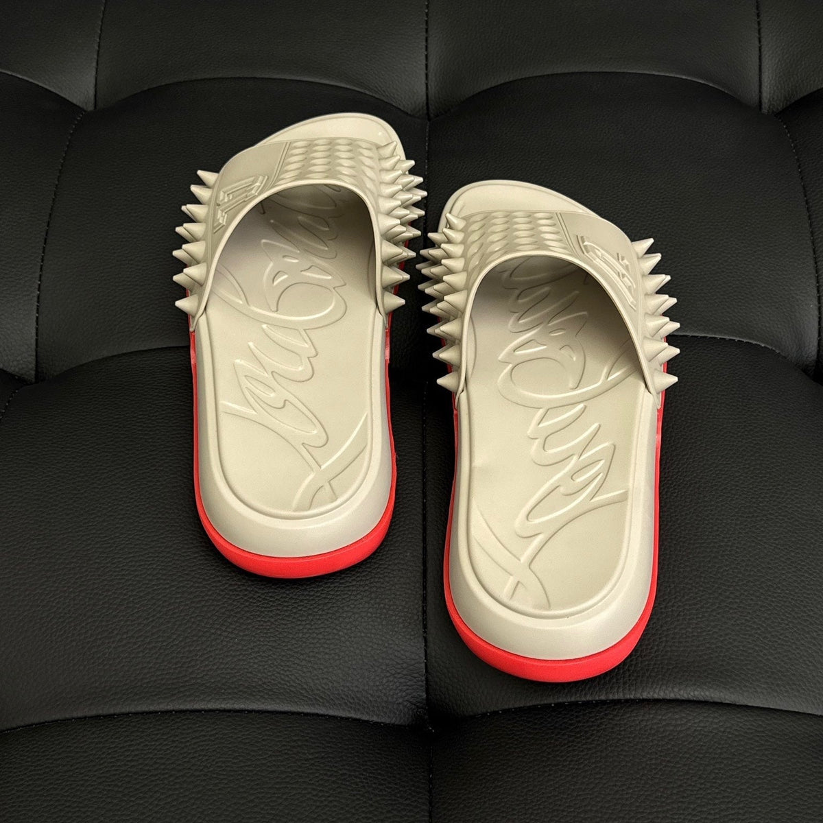Shoes- Cl Spike Slides Comfortable Everyday Designer Shoes
