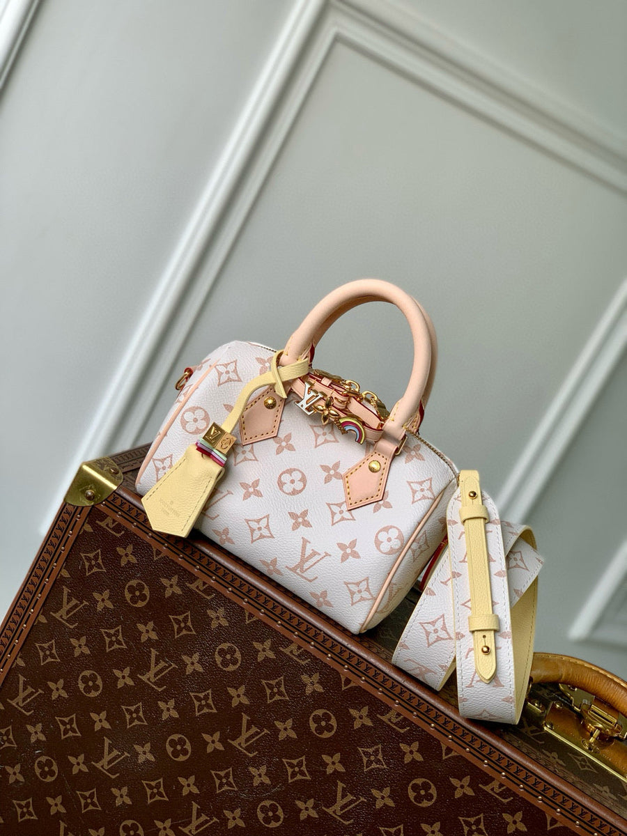 Louis Vuitton Bags- Louis Vuitton Lou Speedy 18 Pop Bag Luxury Designer Leather Handbag