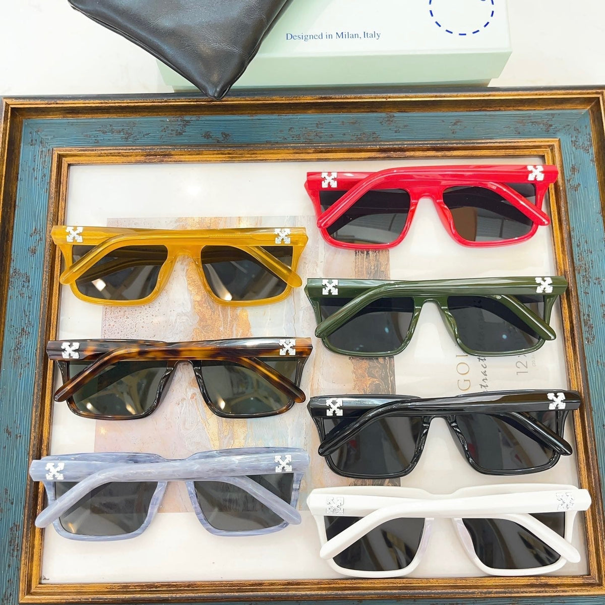 Sunglasses- Off W Sunglasses Luxury Designer UV Sunglasses