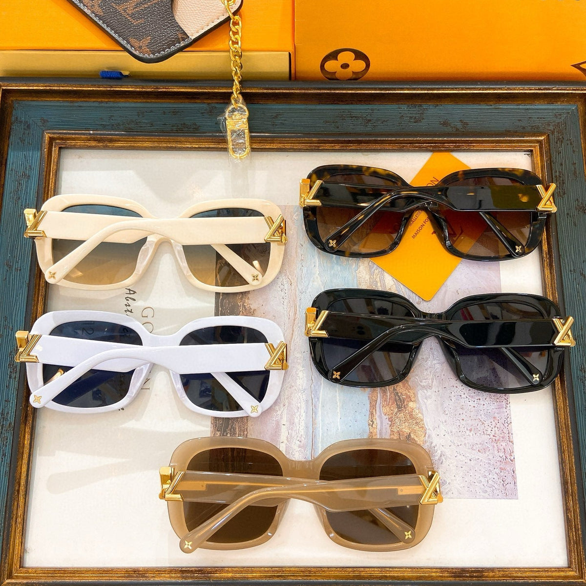 Louis Vuitton Sunglasses- Louis Vuitton Lou Sunglasses Premium Fashion Designer Sunglasses