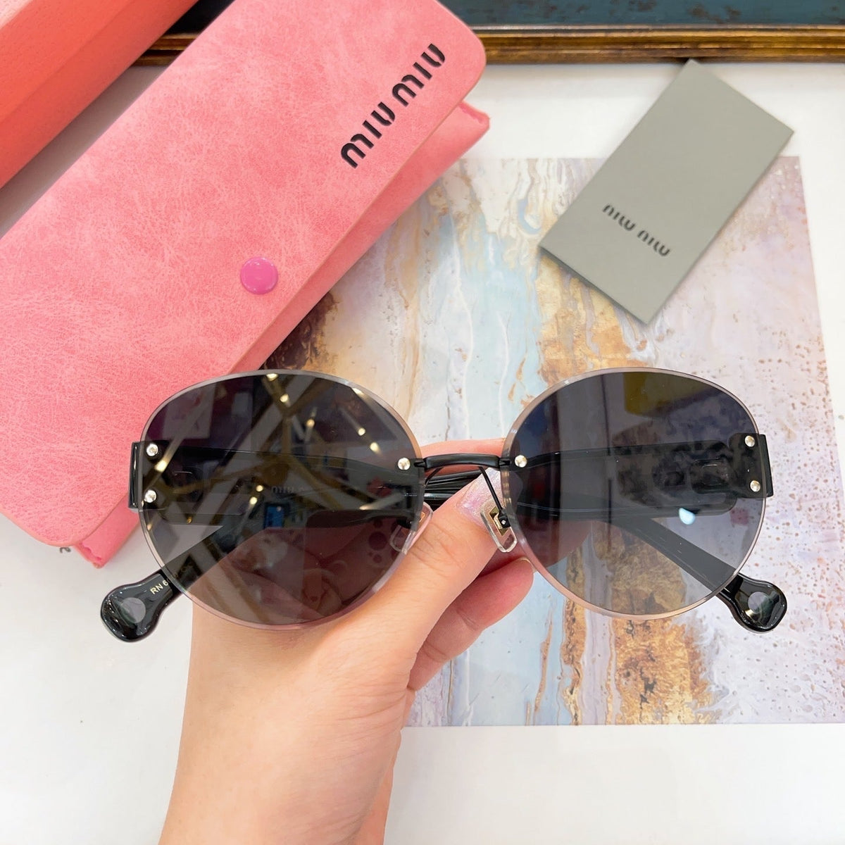 Sunglasses- Miu M Sunglasses Premium Fashion Designer Sunglasses