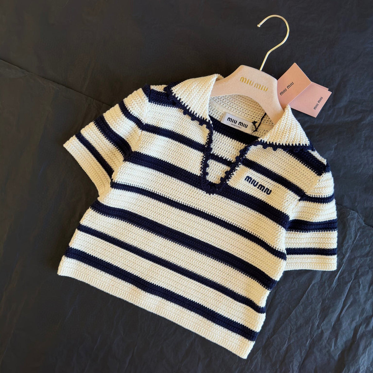 Tops- Miu M Top Premium Designer Casual Top