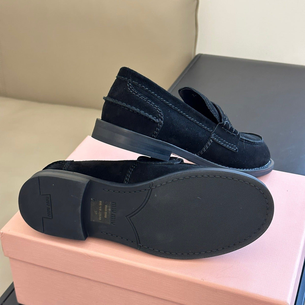 Shoes- Miu M Loafers Comfortable Everyday Designer Shoes