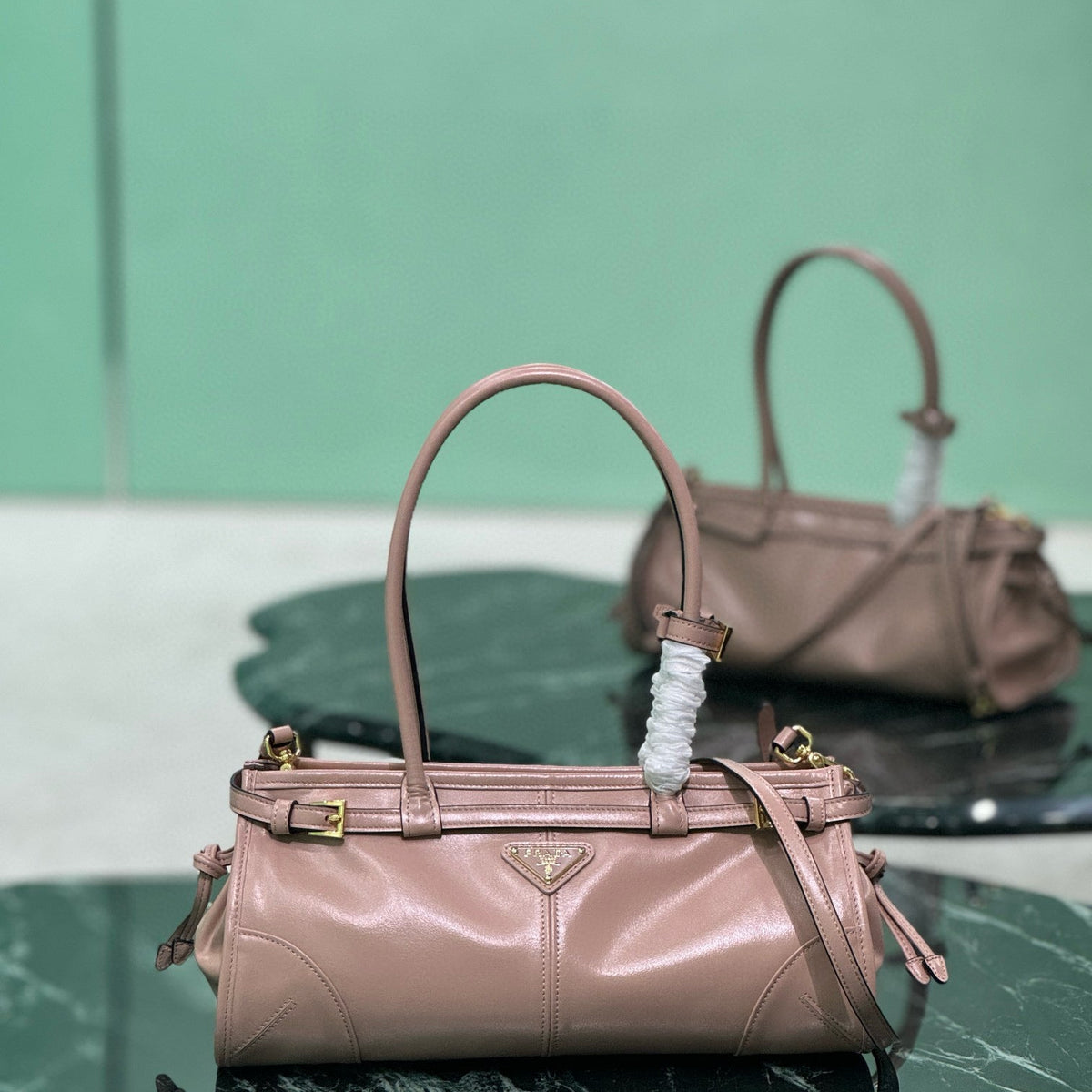 Bags- Pd Medium Leather Handbag Luxury Designer Leather Handbag