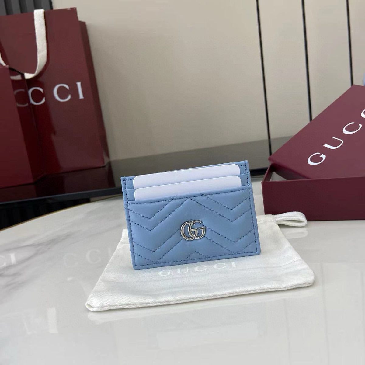 Gucci Wallets- Gucci Card Holder Premium Leather Designer Wallet