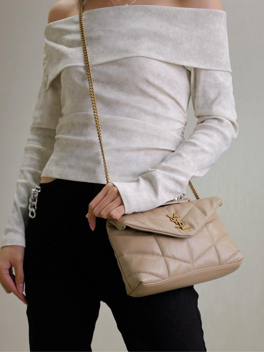 Saint Laurent Bags- Saint Laurent Toy Loulou Puffer Bag Premium Designer Shoulder Bag