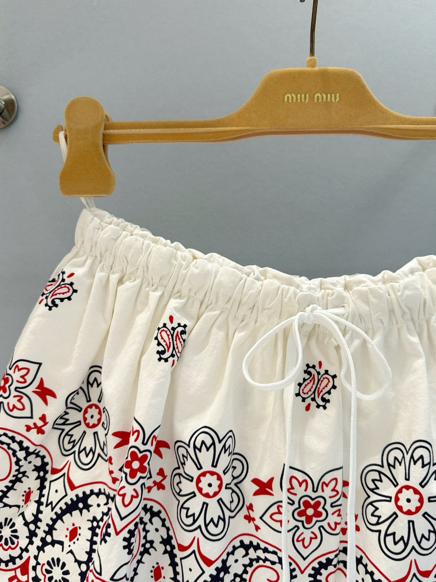 Skirts- Miu M Skirt Elegant Designer Casual Skirt