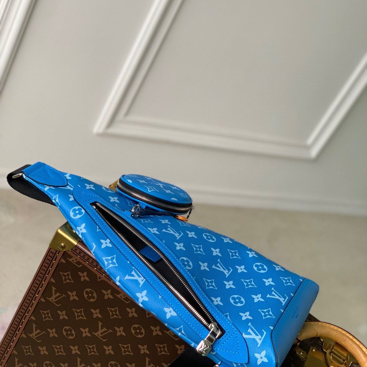 Louis Vuitton Bags- Louis Vuitton Lou Duo Sling Bag Luxury Designer Leather Handbag