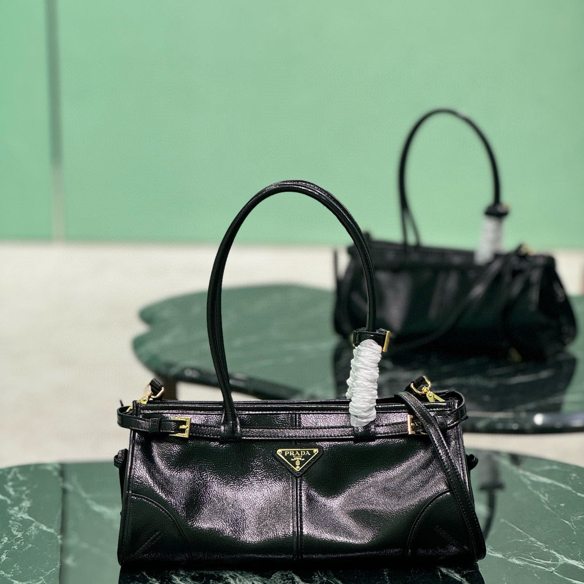 Bags- Pd Medium Leather Handbag Luxury Designer Leather Handbag