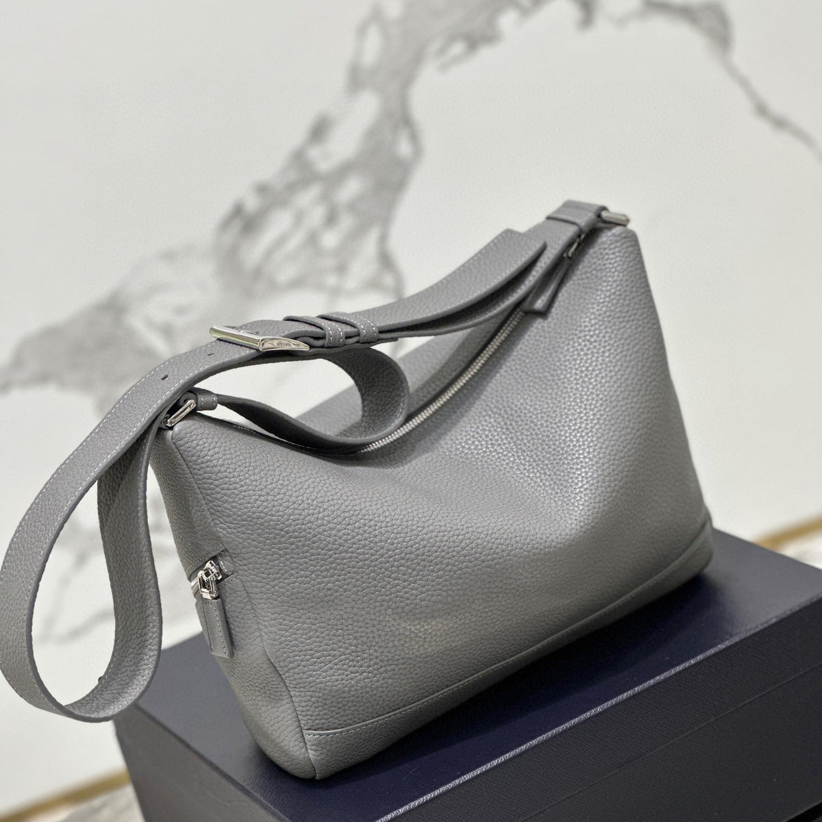 Bags- Pd Leather Bag With Shoulder Strap Elegant Everyday Designer Handbag