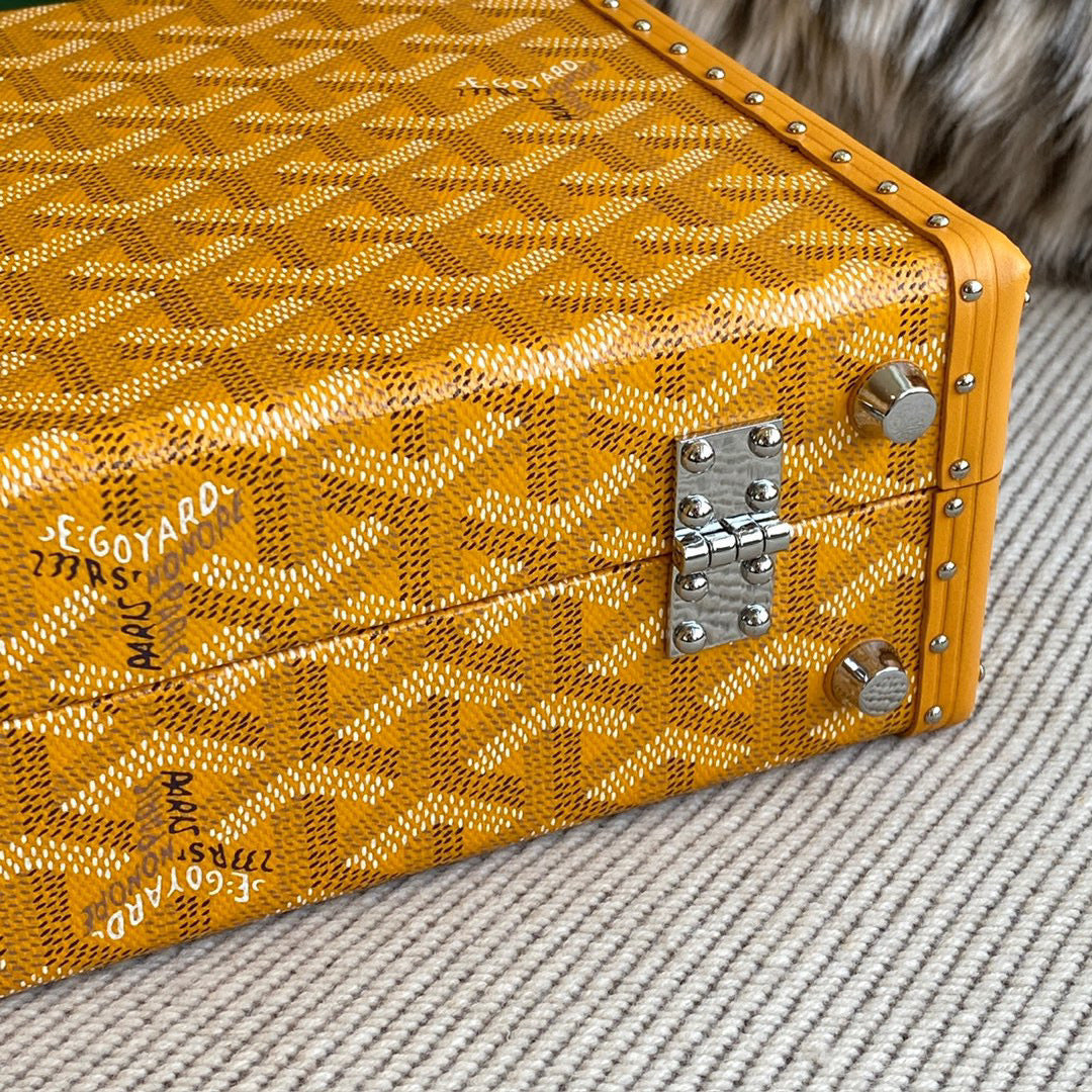 Bags- Goya Grand Hotel Trunk Bag Luxury Designer Leather Handbag