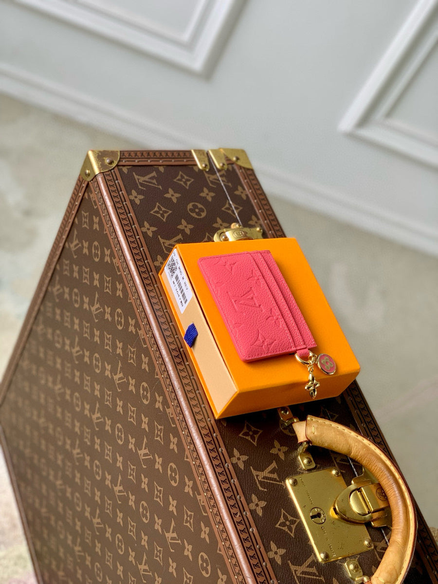 Louis Vuitton Wallets- Louis Vuitton Lou Charms Card Holder Premium Leather Designer Wallet