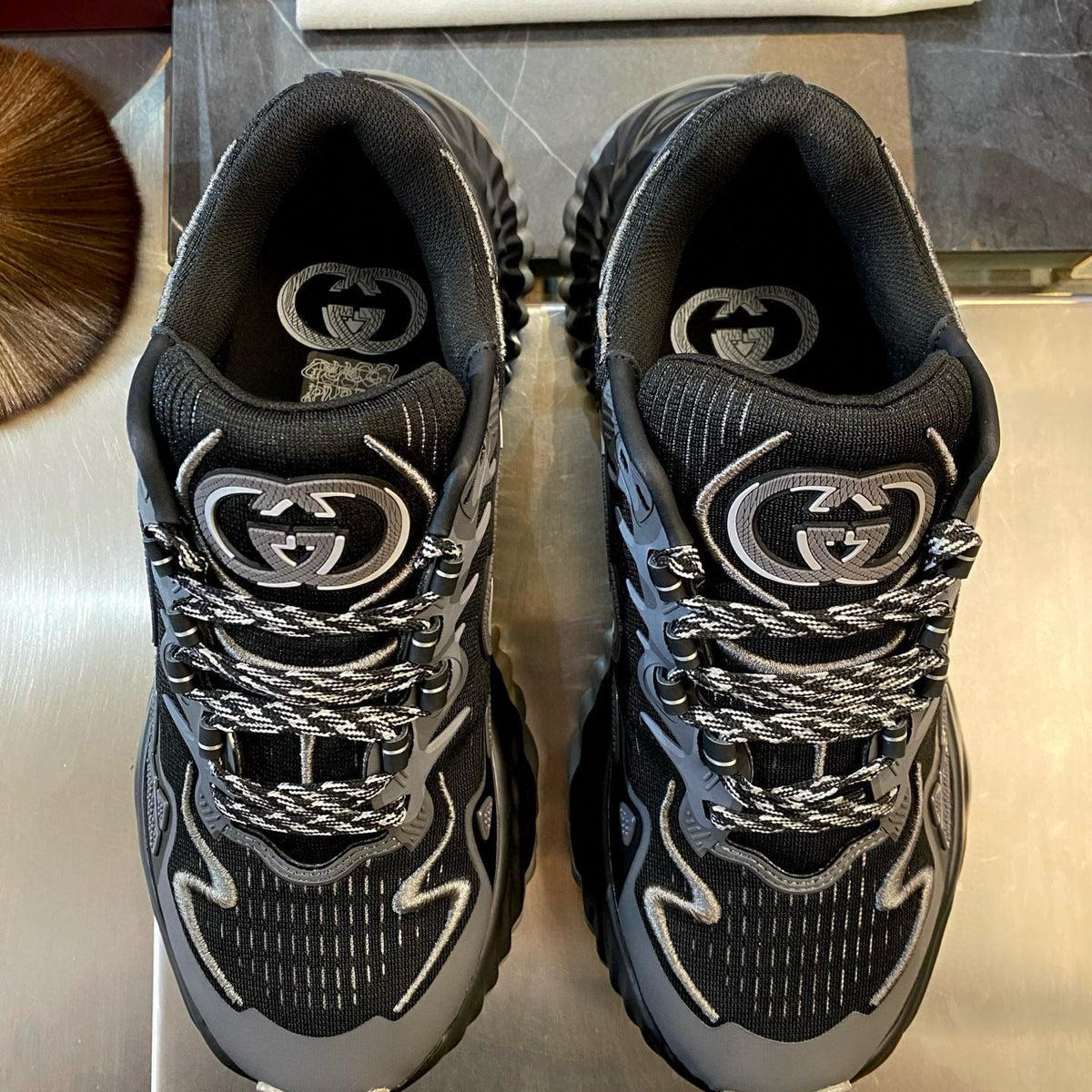 Gucci Shoes- Gucci Ripple Sneakers Premium Designer Casual Shoes