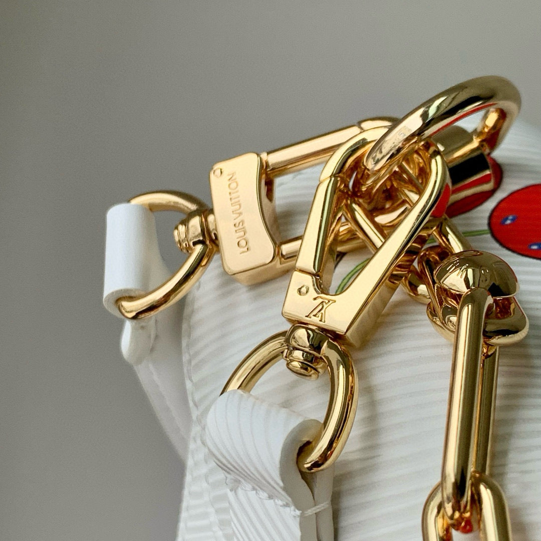 Louis Vuitton Bags- Louis Vuitton Lou x Murakami Twist Pm Bag Elegant Everyday Designer Handbag