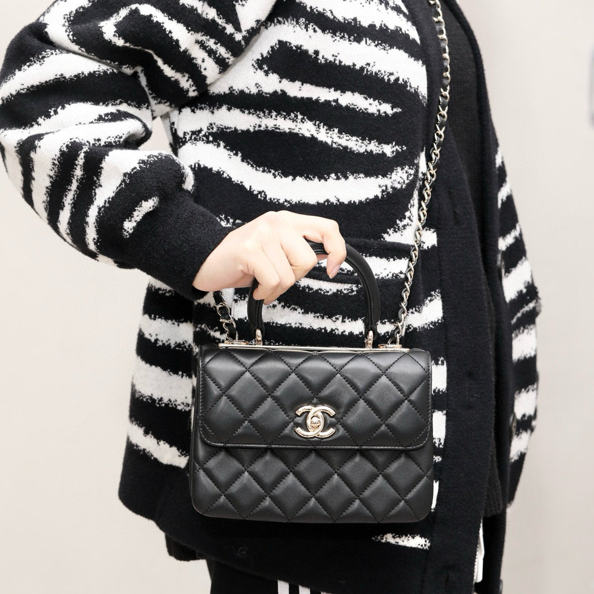 Chanel 24C Mini Trendy Bag – luxury designer piece at Velouxe