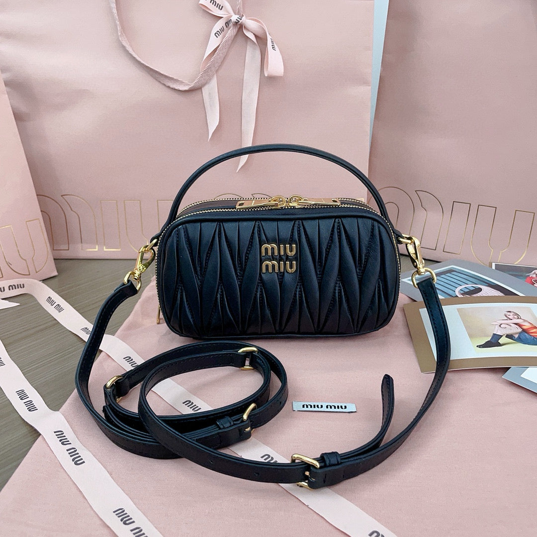 Bags- Miu M Matelasse Shoulder Bag Premium Designer Shoulder Bag