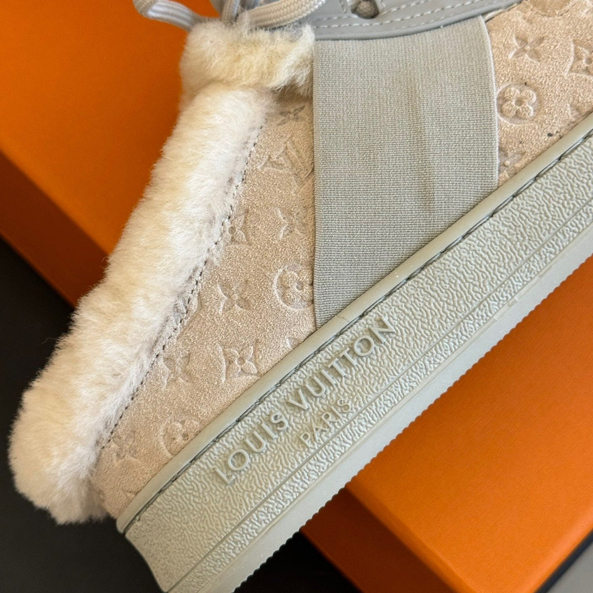 Louis Vuitton Shoes- Louis Vuitton Lou Open Back Sneakers Premium Designer Casual Shoes