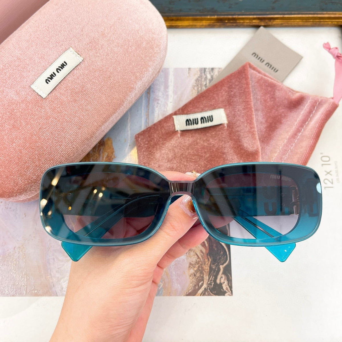 Sunglasses- Miu M Sunglasses Luxury Designer UV Sunglasses
