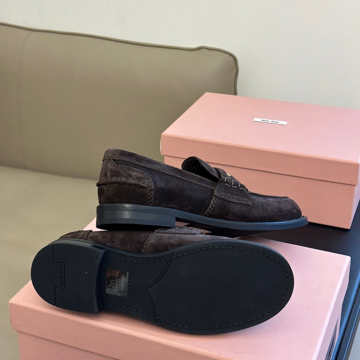 Shoes- Miu M Loafers Comfortable Everyday Designer Shoes