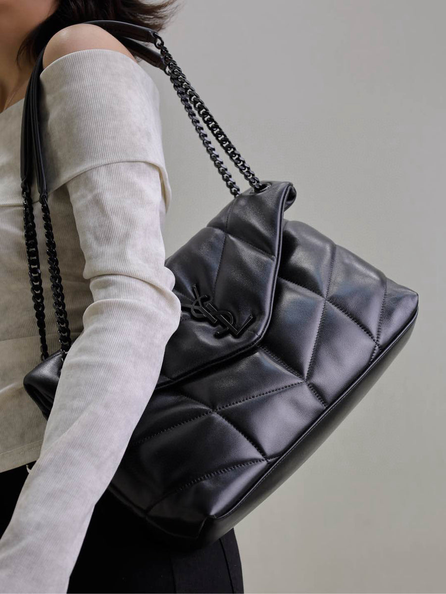 Saint Laurent Bags- Saint Laurent Loulou Medium Puffer Bag Elegant Everyday Designer Handbag
