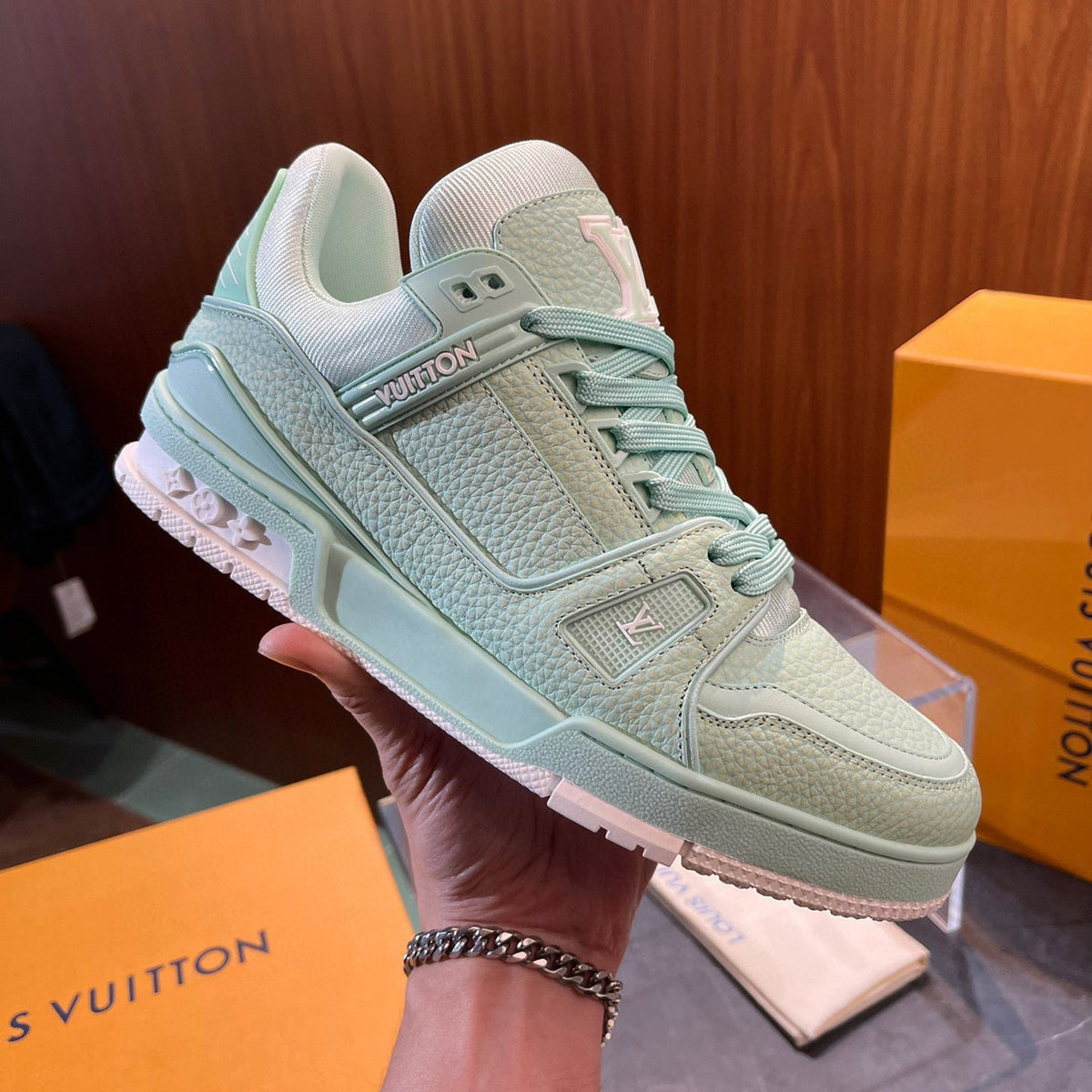 Louis Vuitton Shoes- Louis Vuitton Lou Trainers Luxury Lifestyle Designer Footwear