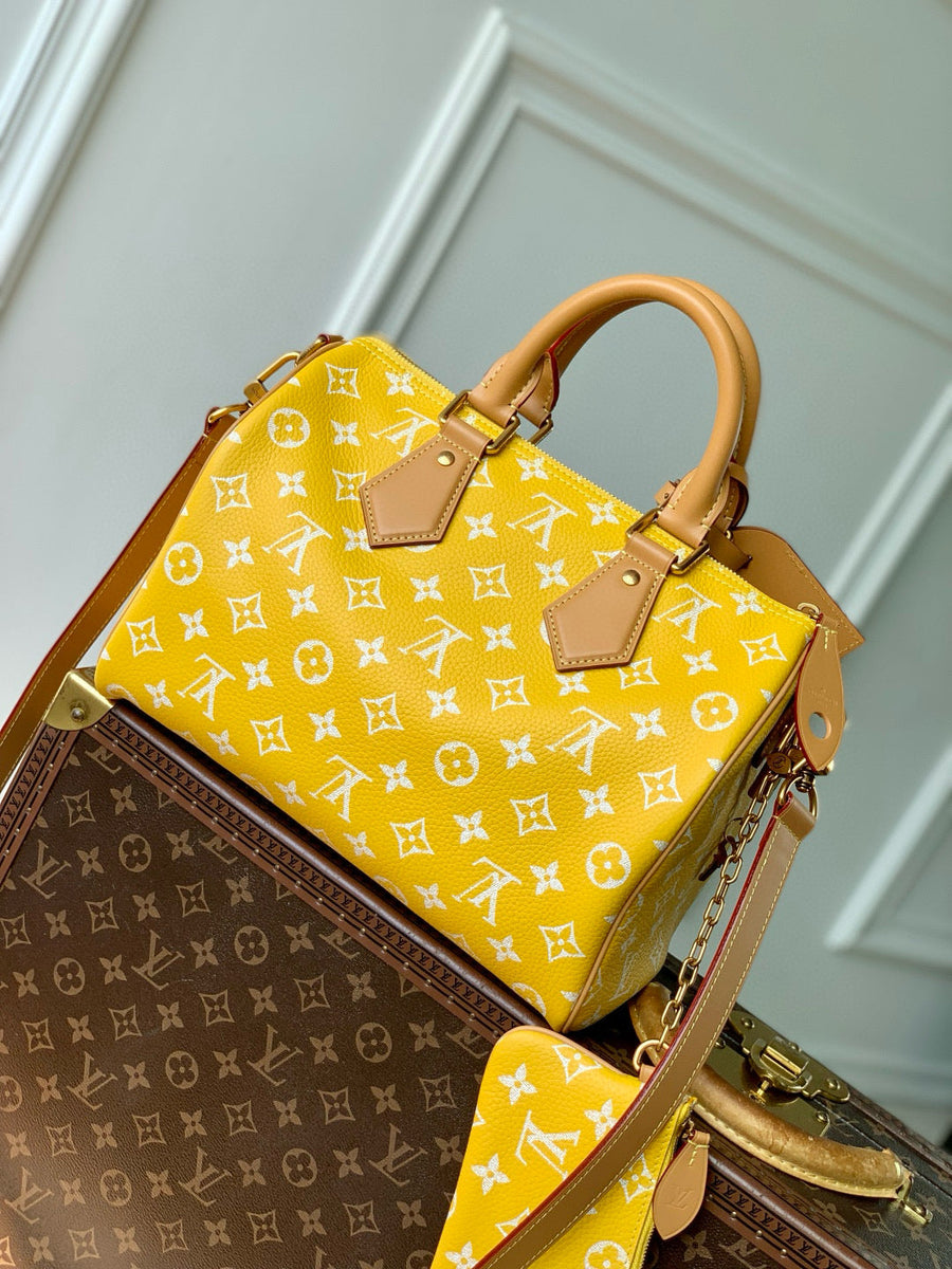 Louis Vuitton Bags- Louis Vuitton Lou Speedy P9 25 Bag Elegant Everyday Designer Handbag