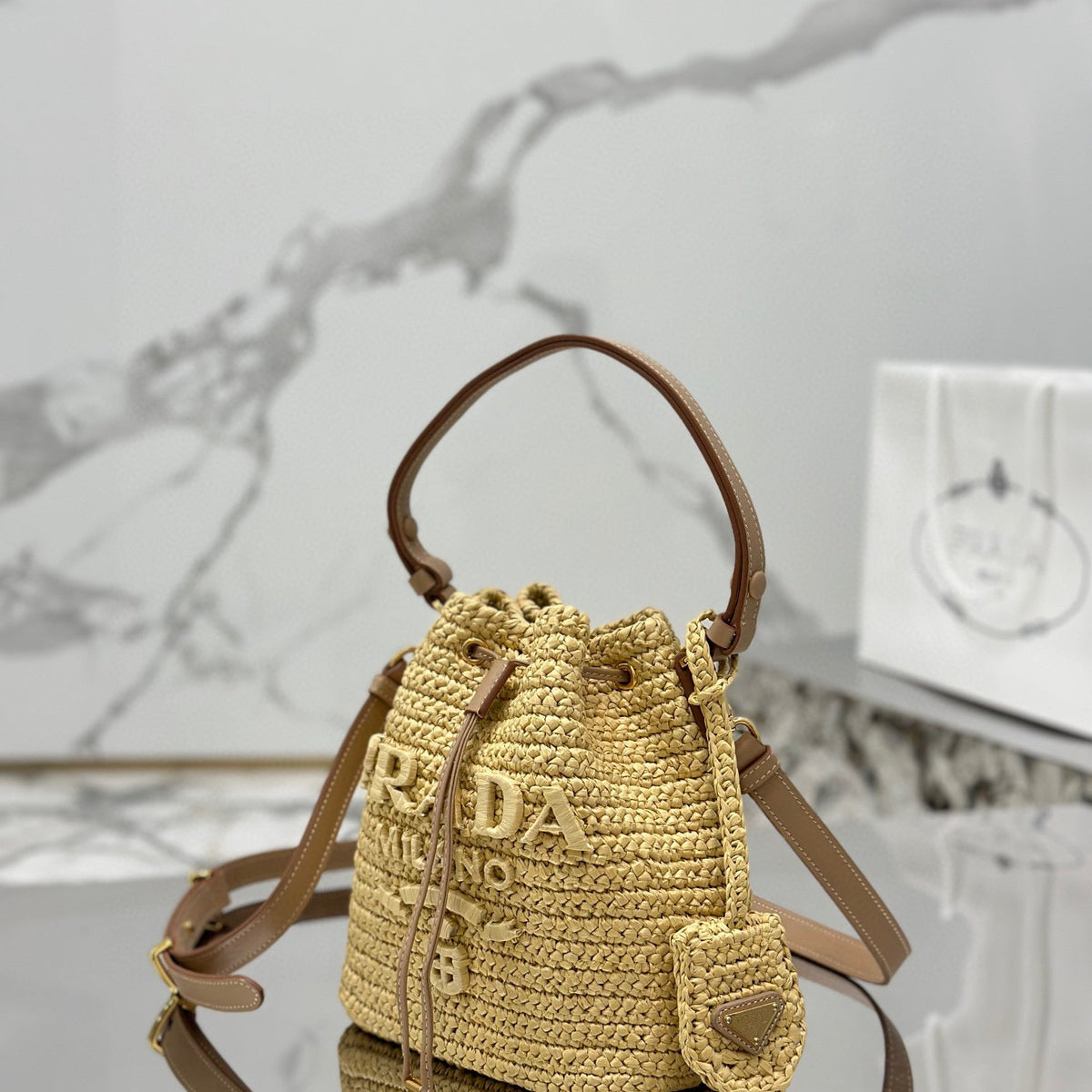 Bags- Pd Crochet Mini Bucket Bag Elegant Everyday Designer Handbag