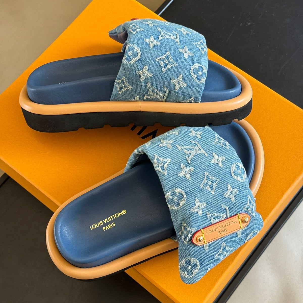 Louis Vuitton Accessories- Louis Vuitton Lou Pillow Mules Premium Everyday Designer Accessory